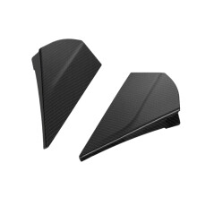 Car Carbon Fiber Color Rear Window Spoiler Triple-cornered Cover for C-HR CHR 2016-2018