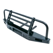Paraurti Anteriore Universale nel Metallo Anticollisione per Auto Cingolata 1/10 Rc Trx4 Bronco Axial Scx10 90046 90047