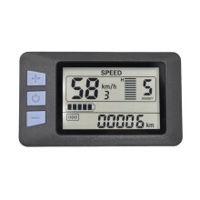 Cruscotto del Misuratore con Display LCD P3H Display del Misuratore di Bici Elettrica 24V 36V 48V 60V per Scooter Elettrico (SM)