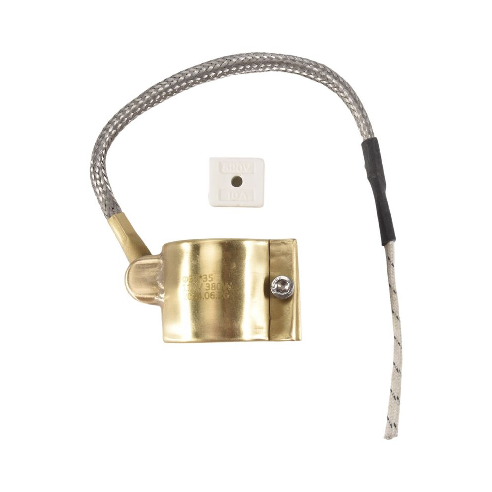 110V 380W 35Mmx35mm Injected Mould Heating Elements Brass Band Heater For Injection Molding Machine 4713746230858