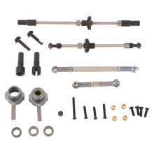 Upgrade Metal Gear Bridge Axle for WPL B1 B-1 B14 B-14 B24 B-24 C14 C-14 C24 C-24 RC Car Spare Parts Metal Front Rear Axle Gear Steering Pull Rod