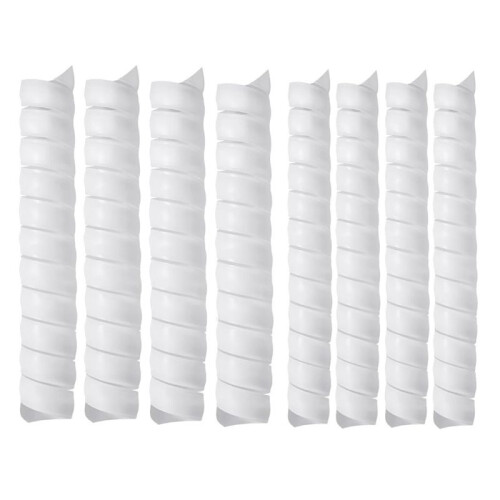 8PCS Tree Protectors 2 Size Plastic Spiral Tree Guard Tree Trunk Protector Wrap Tree Bark Protector Tube Tree Wraps 1