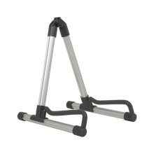 Gitaar Standhouder Universele Opvouwbare Opvouwbare Draagbare Gitaar Bas Snaarinstrument Standhouder,Zilver