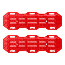 2Pcs Plastic Sand Ladder Recovery Ramps Board for 1:10 RC Crawler Axial SCX10 CC01 -4 D90 MST CFX,Red