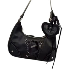 Harajuku Ita Bag Crossbody Shoulder Bag Handbag-Black