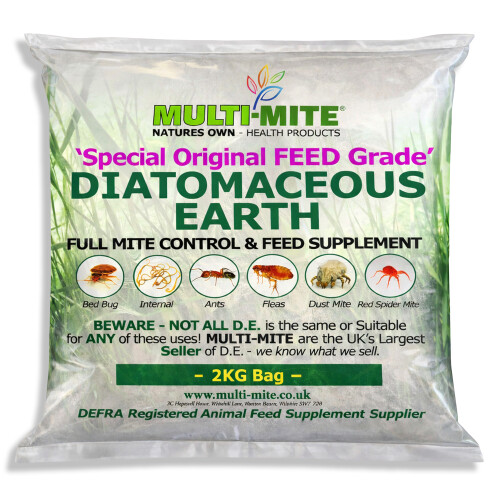 MULTI MITE 2KG Feed Grade DE - Diatomaceous Earth