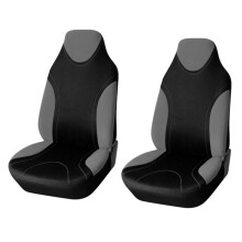 2X Auto Universal Unterstützung Hoher Rücken Schaufel Sitz Bezug Sitz Bezug Sitz Sitz Bezug Grau