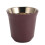 Double Wall Stainless Steel Demitasse Cup 80ml Reusable Purple Stackable 3