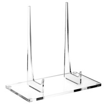 Acrylic Book Stand Clear Easel Stand for Display Plate Postcard Picture Display Holder for Picture Book Decorative Plate