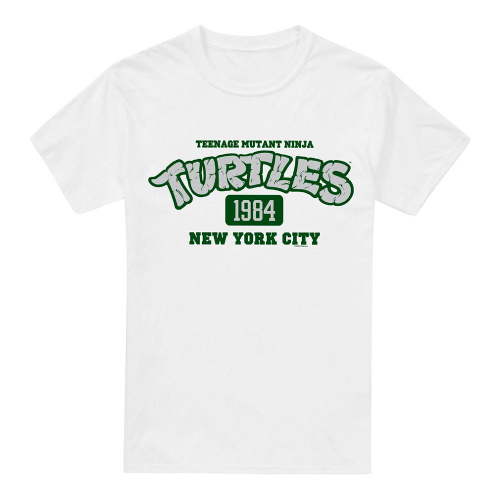Teenage Mutant Ninja Turtles (M, ) Mens Est 1984 Nyc T-Shirt White