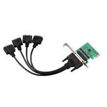 Carte d'extension PCIE PCIExpress 1x-Voiture à port série Quad