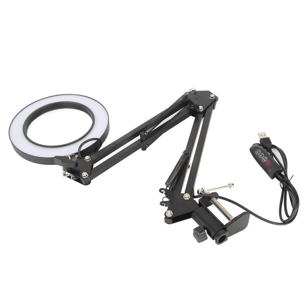 10X Magnifying Desk Lamp With Led Light, Adjustable Clamp For Maintenance 4951378189773