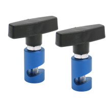 2pcs Car Hood Lift Support Clamp & Spark Plug Caliper Blue, 14mm Thread
