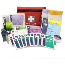 Lewis-Plast Premium 92 Piece First Aid Kit - Safety Essentials for