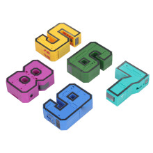 Number Bots Math Toys for Toddlers Boys 5-9 | Plastic Transforming Numbers