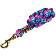 (1.8m, Pink/Turquoise/Navy) Shires Topaz Horse Lead Rope