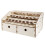 DIY Wooden Organizer Paint Bottles Display Rack Brushes Holder Stand Storage Model Tool 1