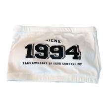 Damentube Top ohne Träger mit Buchstabenprint aus Nylon, Einheitsgröße für Zuhause und Reisen
