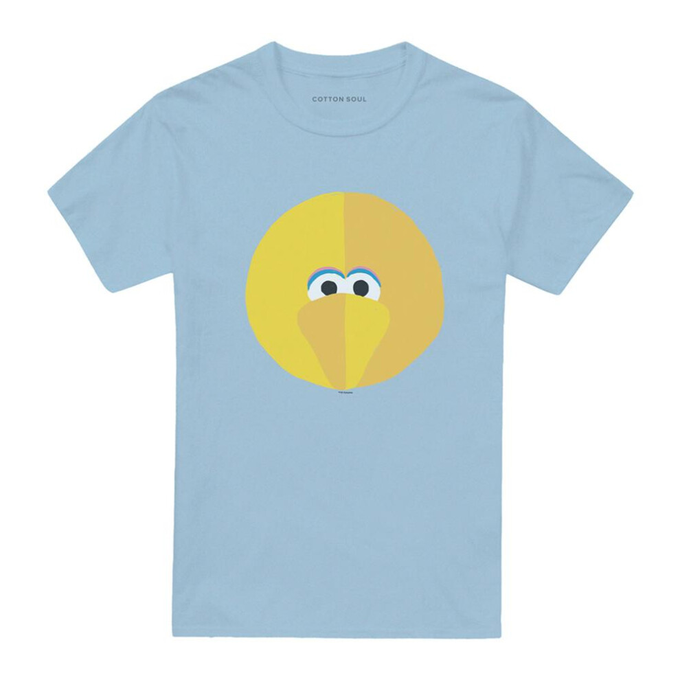 Sesame Street (3Xl, Light Blue) Unisex Adult Big Bird Beak T-Shirt