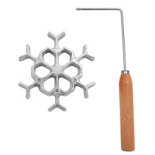 Holle Aluminiumlegering Frituurvorm Gebakken Garnalencake Snack Keukengereedschap Wafelvorm A