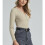 Γυναικεία Casual Μονόχρωμα Henley Μπλούζες, Πουκάμισα με Κουμπωτά Πουκάμισα με 5