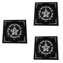 Nappe de Tarot de Type A, Tapis en Velours, Nappe Étoile à Cinq Branches, Beau Motif