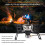 LED Desk Lamp Touch Control 5 Levels Brightness Adjustable Arm Modern Design 1