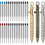 3Pack Bolt Action Pen Set, Hexagonal Solid Brass Pocket Pen with 30 Ballpoint Refills B 2