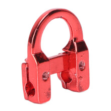 Bogenmetall D-Schlaufenring – Aluminiumlegierung Rot für Schießen & Jagen