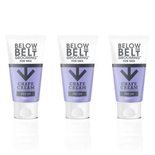 Below The Belt Men's Anti Chaffing Cream Fresh Scent 75ml TRIO