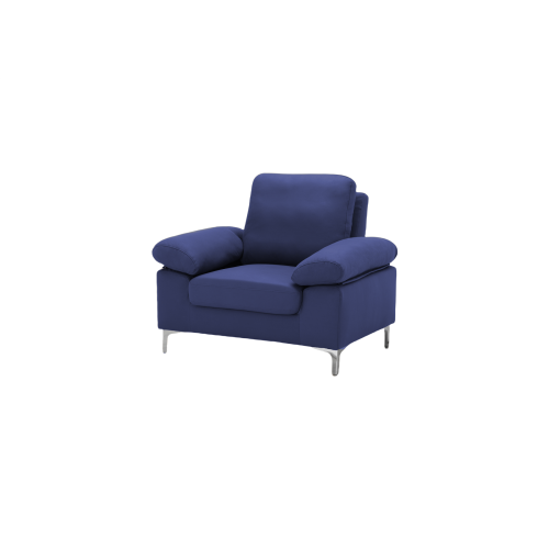 Blue Sofa Set 1 Two Seater Sofa and 2 Single Sofas 1