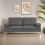 Grey Sofa Set 1 Two Seater Sofa and 2 Single sofas 4
