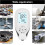 Digital Coating Thickness Gauge with LCD Backlight, Automatic Substrate Recognition for Cars, Black 5