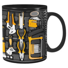 Zabawny Kubek do Kawy Ceramiczny Kubek do Kawy dla Mechanika Duży Zestaw Narzędzi dla Mechanika Filiżanka Kawy do Piwa, Whisky, Wina, Wody, Soku