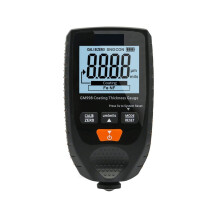 GM998 Coating Thickness Gauge Paint Tester for Beginners with Fast Substrate Identification Full Black