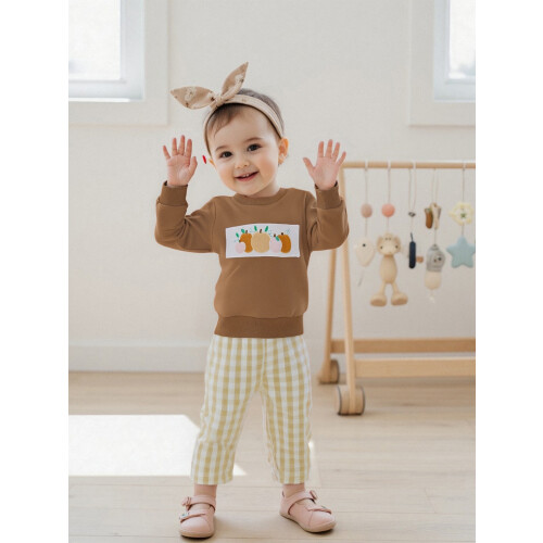(3-4 Years, Brown) Ρούχα για νήπια 2 τεμάχια. 2