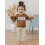 (3-4 Years, Brown) Ρούχα για νήπια 2 τεμάχια. 4