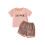 (0-3 Months, Pink) Completo per bambina 2 pezzi. 1
