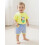 (6-12 Months, Yellow) Σετ 2 τεμαχίων καρό σορτς. 5