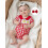 (0-3 Months, Red) Completo estivo per 2 pezzi. 4