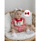 (0-3 Months, Red) Completo estivo per 2 pezzi. 6