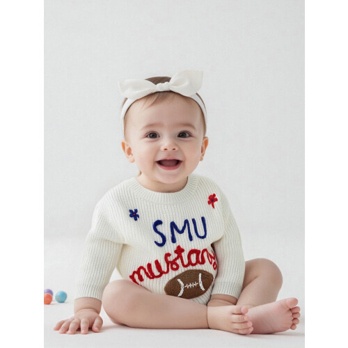 (3-4 Years, White) Πλεκτά Πουλόβερ Μακρυμάνικα για Νήπια 1