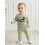 (3-6 Months, Green) Φθινοπωρινό σετ ρίγες 2 τεμάχια 5