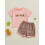 (0-3 Months, Pink) Completo per bambina 2 pezzi. 8