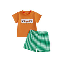 (4 Years, Orange) Conjunto de verão duas peças.
