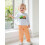 (6-12 Months, Orange) Παιδικά σετ παντελονιών καρό παντελόνι 3
