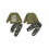 (2-3 Years, Army Green) Conjunto de 2 de otoño. 2