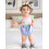 (6-12 Months, Multi-Color 1) Βρεφικό καλοκαιρινό ολόσωμο καρό σχέδιο. 3