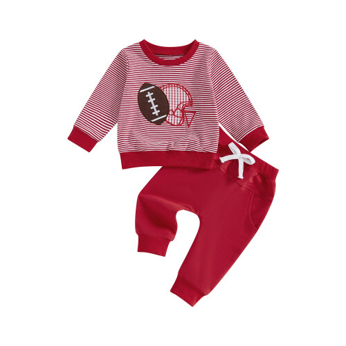 (3-6 Months, Red) Φθινοπωρινά ρούχα για πουλόβερ, παντελόνι