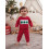 (12-18 Months, Red) Vánoční oblečení pro elastickým pasem 6